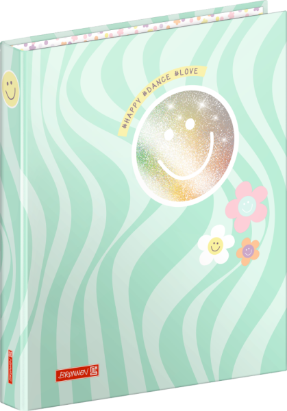 BRUNNEN Ringbuch Happy Hippie | A4, 2 Ringe